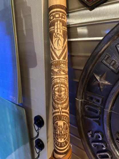 Custom Walking Stick for Woodbadge Recognition, Troop Guide Gift, Scout Stave Woodbadge patrol gift, Officially Licensed by Scouting America