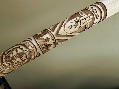 Custom Walking Stick for Scoutmaster Recognition, Court of Honor, Scout Stave. Officially Licensed by Scouting America