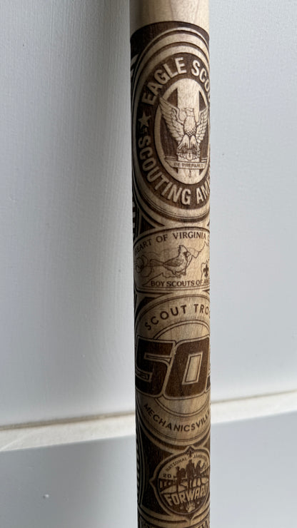 Eagle Scout Walking Stick, Court of Honor, Scout Stave. Officially Licensed by Scouting America