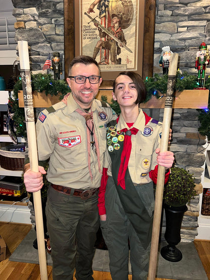 Eagle Scout Walking Stick, Court of Honor, Scout Stave. Officially Licensed by Scouting America