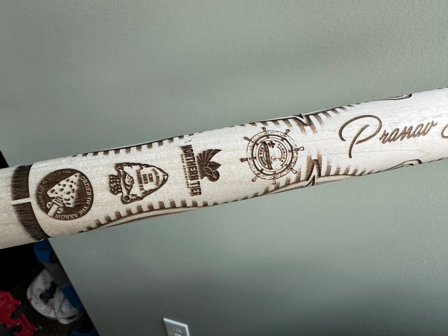 Custom Walking Stick for Woodbadge Recognition, Troop Guide Gift, Scout Stave Woodbadge patrol gift, Officially Licensed by Scouting America
